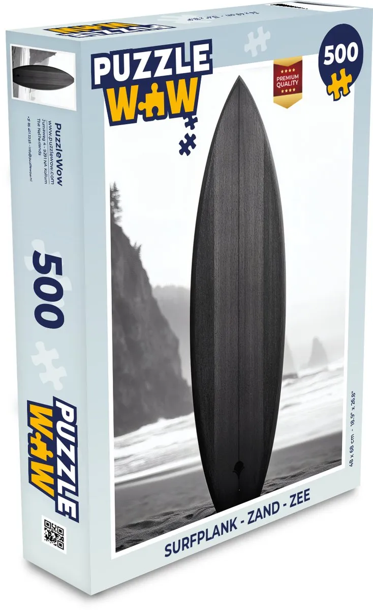PuzzleWow Surfplank Puzzel 500 Stuks