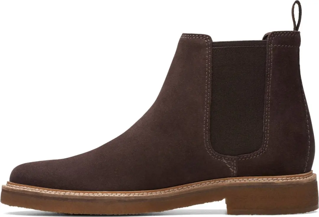 Clarks Clarkdale Easy Chelsea Boots - Donkerbruin - afbeelding 6 van 6