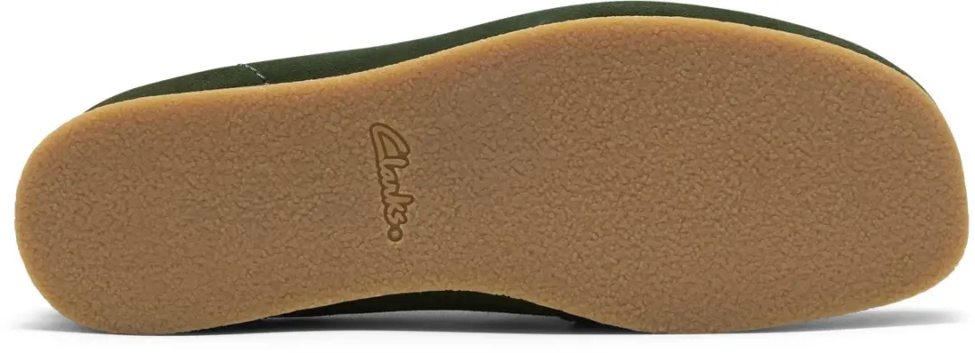 CLARKS WallabeeEVO Heren Veterschoenen - Groen - Suede - afbeelding 4 van 6