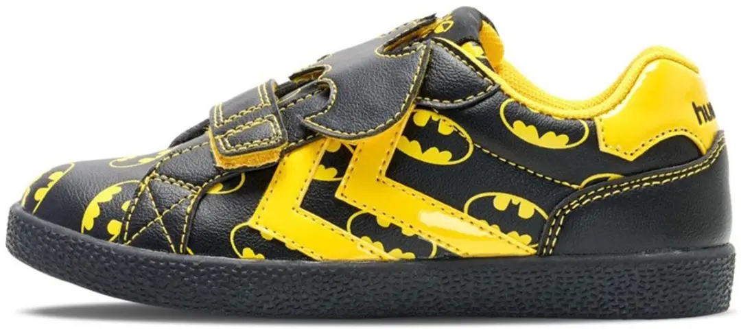 Hummel Kinder Sneakers flach Batman Jet Court Low Black-38