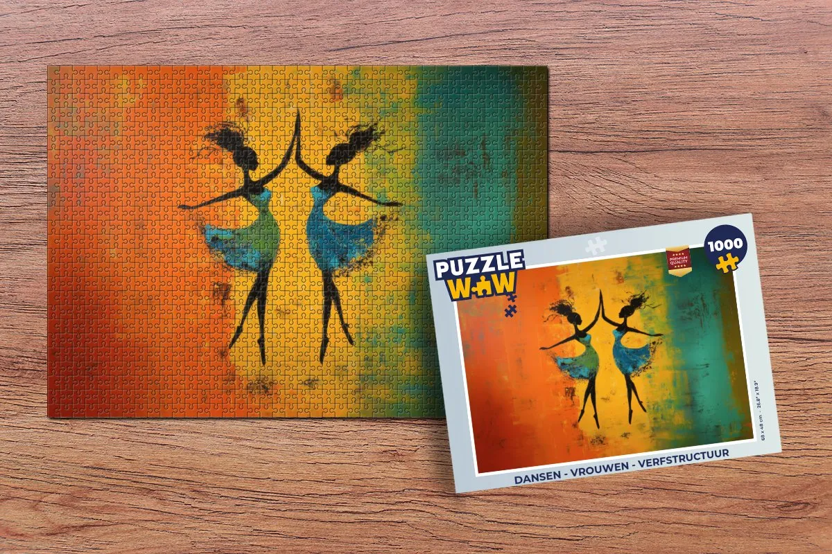 PuzzleWow Dansen - Vrouwen Legpuzzel 1000 Stuks