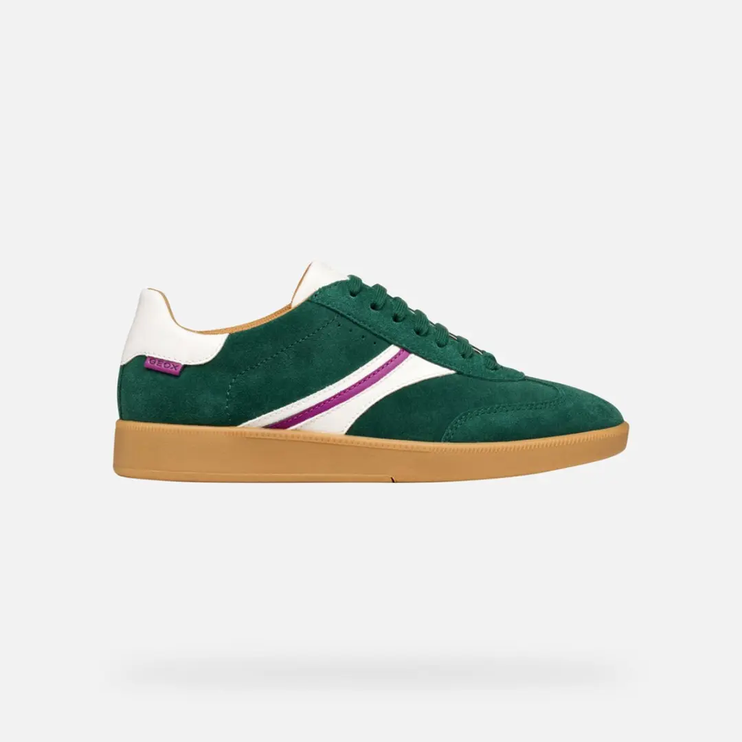 Geox Meleda Dames Sneakers - 36 - Groen/Wit - afbeelding 2 van 6