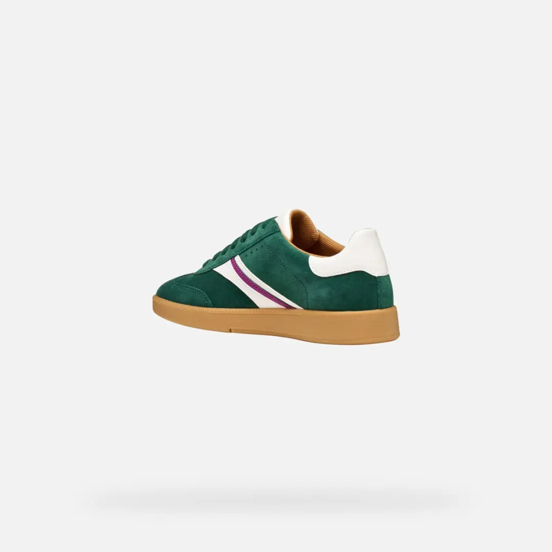 Geox Meleda Dames Sneakers - 36 - Groen/Wit - afbeelding 5 van 6