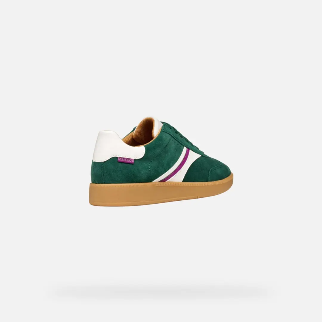 Geox Meleda Dames Sneakers - 36 - Groen/Wit - afbeelding 3 van 6
