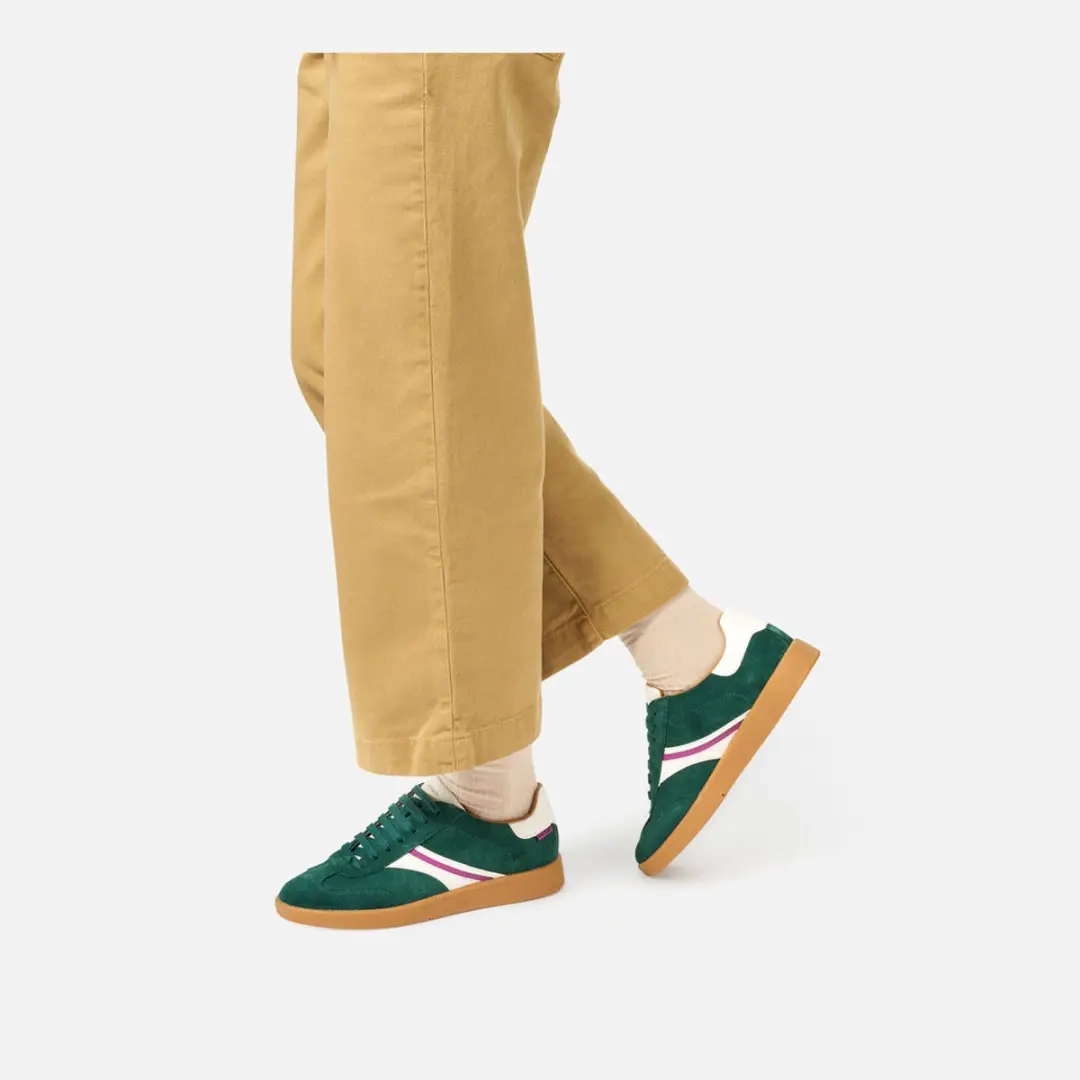Geox Meleda Dames Sneakers - 36 - Groen/Wit - afbeelding 6 van 6