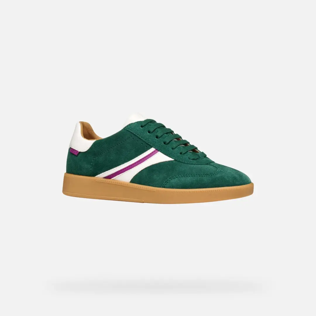 Geox Meleda Dames Sneakers - 36 - Groen/Wit - afbeelding 4 van 6