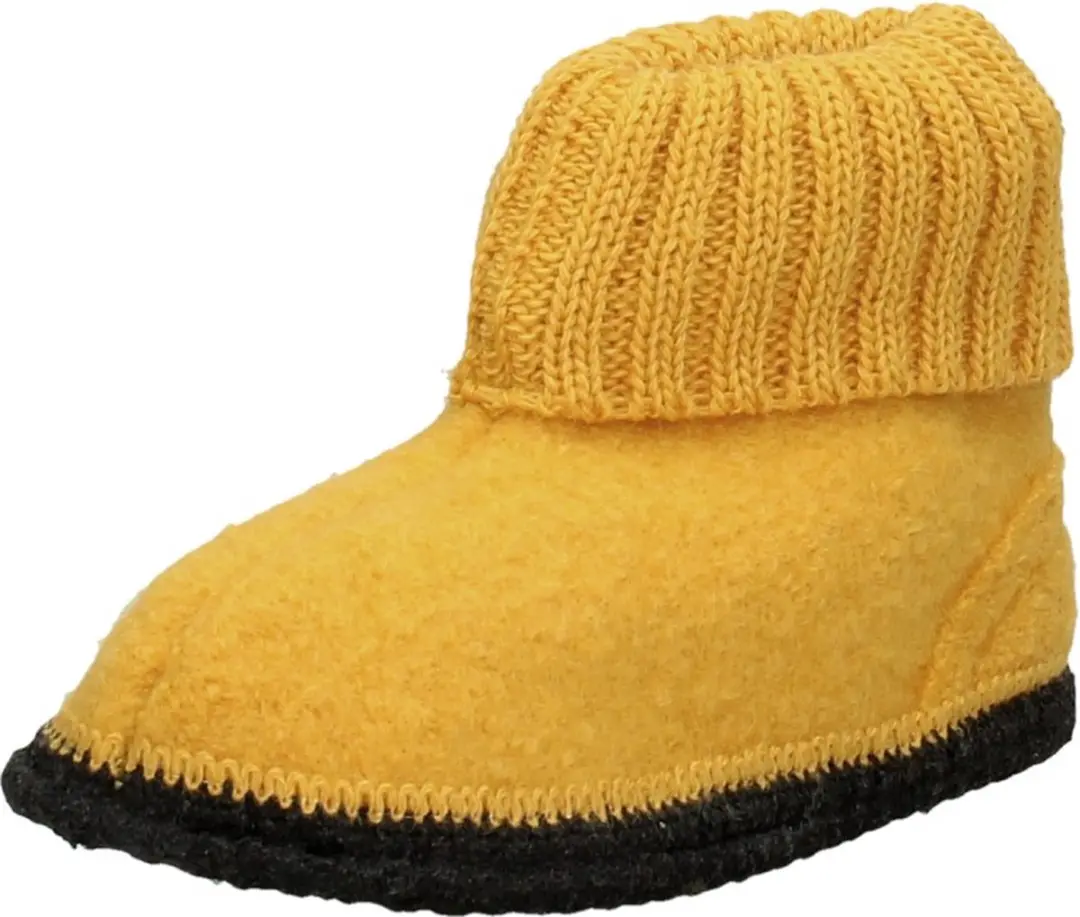 Bergstein Cozy BN Cozy-54 Pantoffels - 100% Zuiver scheerwol - Ocher - Maat 32 - afbeelding 3 van 6