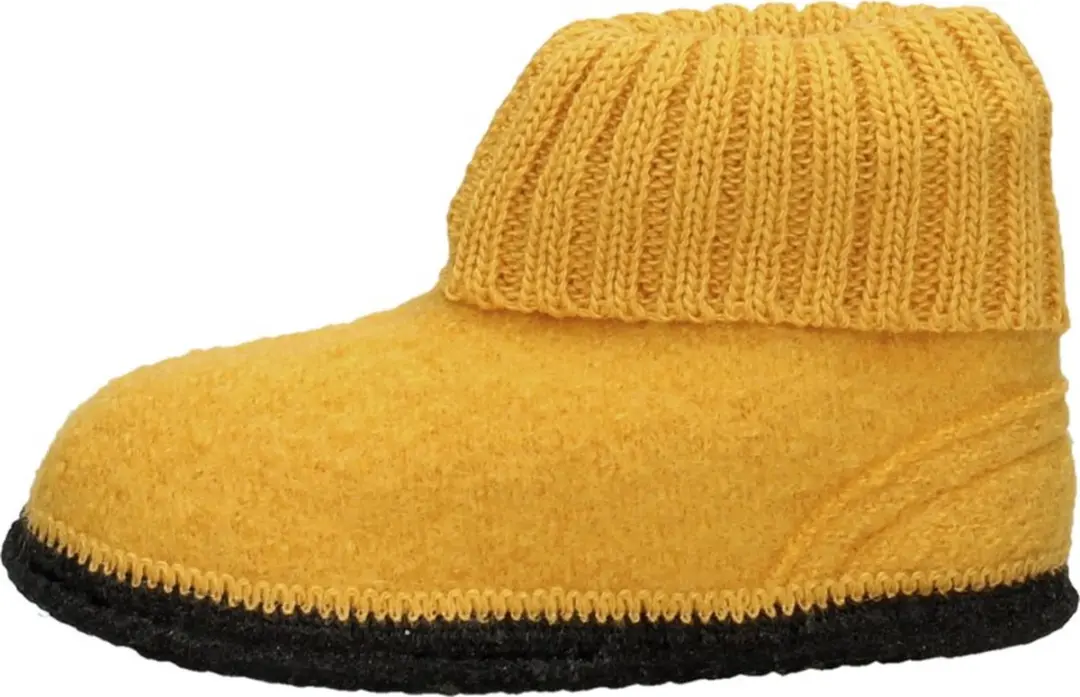 Bergstein Cozy BN Cozy-54 Pantoffels - 100% Zuiver scheerwol - Ocher - Maat 32 - afbeelding 2 van 6
