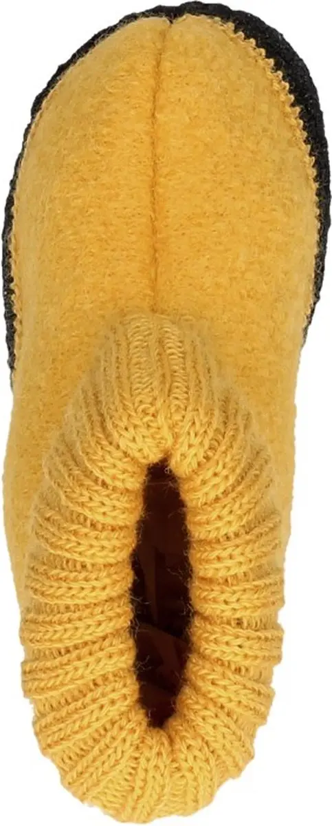Bergstein Cozy BN Cozy-54 Pantoffels - 100% Zuiver scheerwol - Ocher - Maat 32 - afbeelding 4 van 6