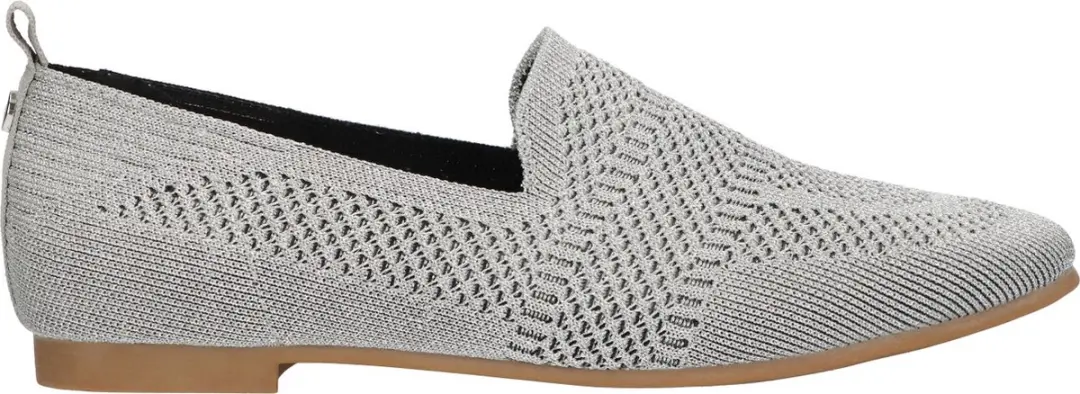 La Strada Loafer Zilver Knitted