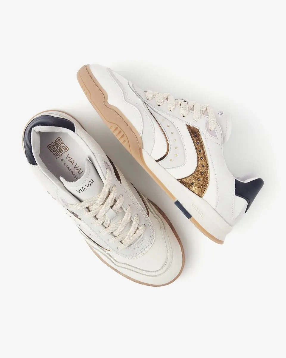 VIA VAI Kris Pax Sneakers - Beige - afbeelding 3 van 6