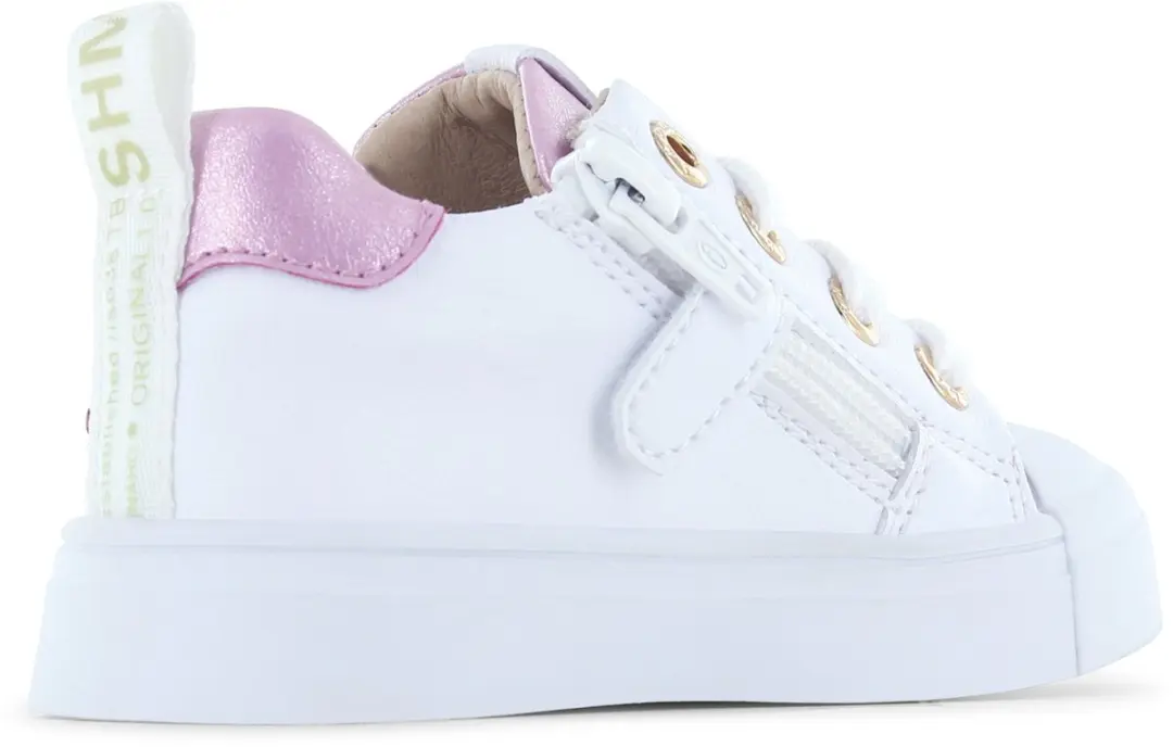 Shoesme witte sneaker met vlinders