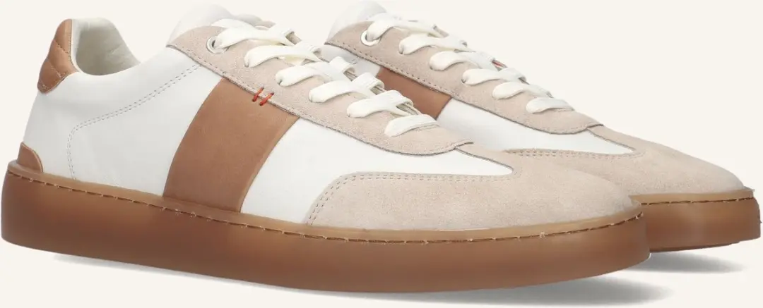 Greve Wave Sneakers Heren - Leer Beige - Maat 43