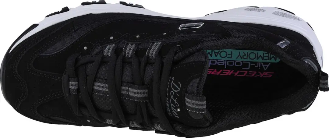 Skechers D'Lites Biggest Fan Sneakers - 11930-BLK - Zwart