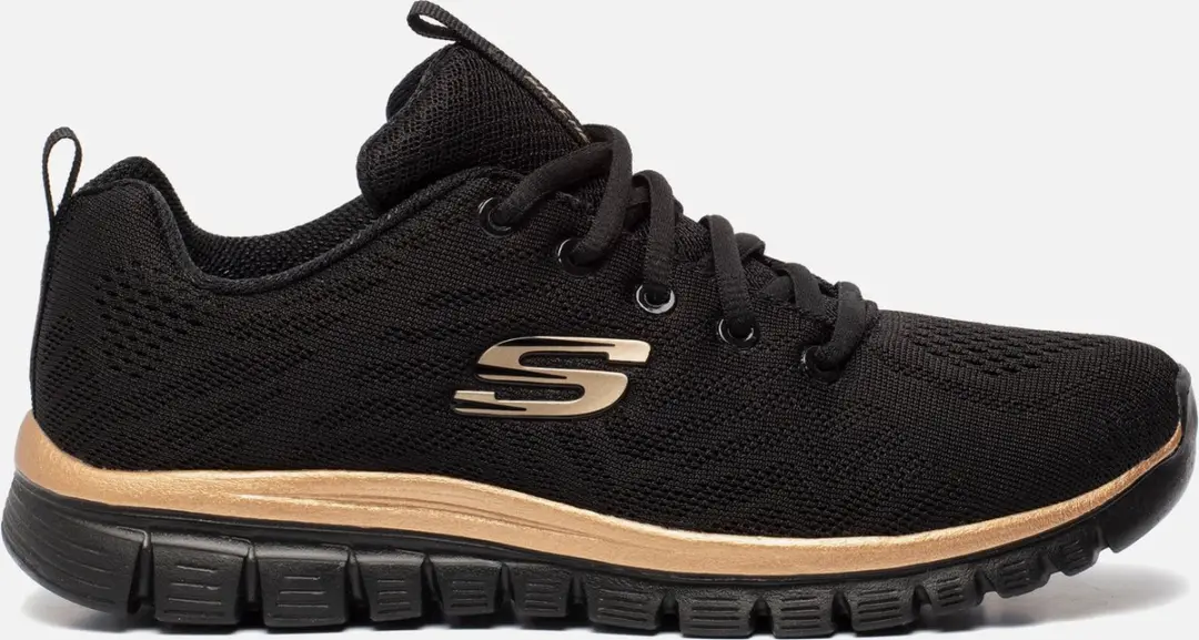 Skechers Graceful Get Connected Dames Sneakers 38 - Zwart