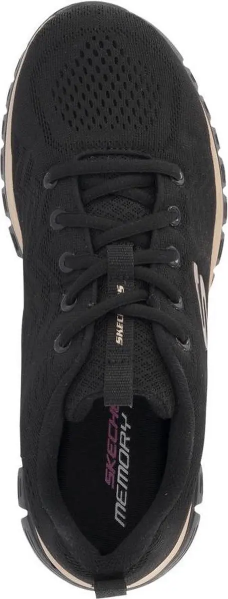 Skechers Graceful Get Connected Dames Sneakers 38 - Zwart