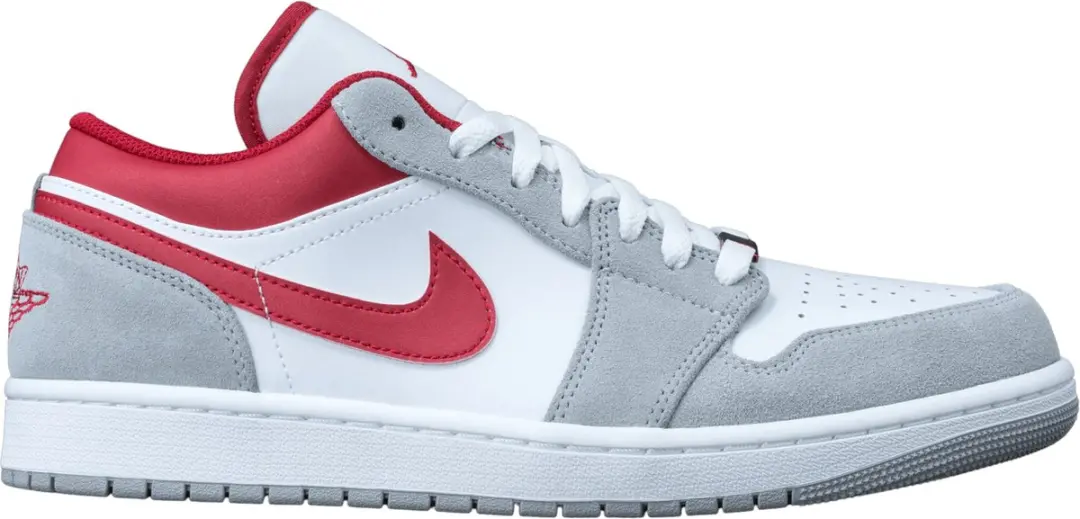 Nike Air Jordan 1 Low Light Smoke Grey Gym Red