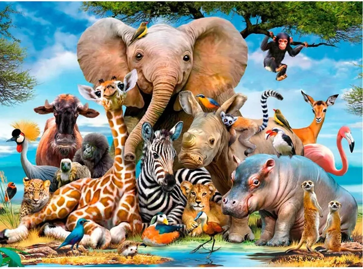 Ravensburger Afrikaanse Vrienden Legpuzzel 300 Stuks - 130757