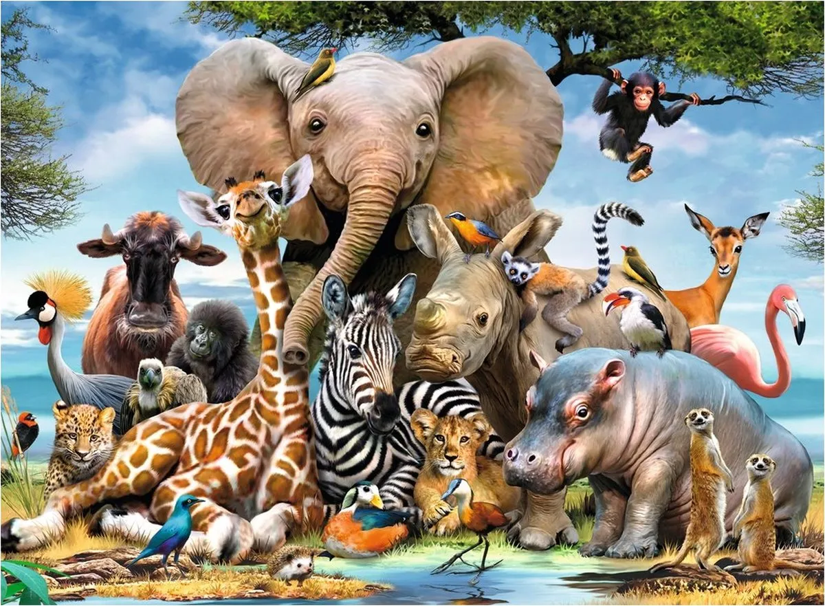 Ravensburger Afrikaanse Vrienden Legpuzzel 300 Stuks - 130757