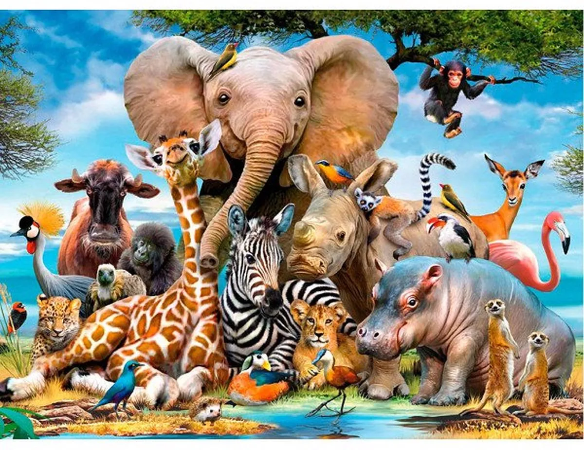 Ravensburger Afrikaanse Vrienden Legpuzzel 300 Stuks - 130757