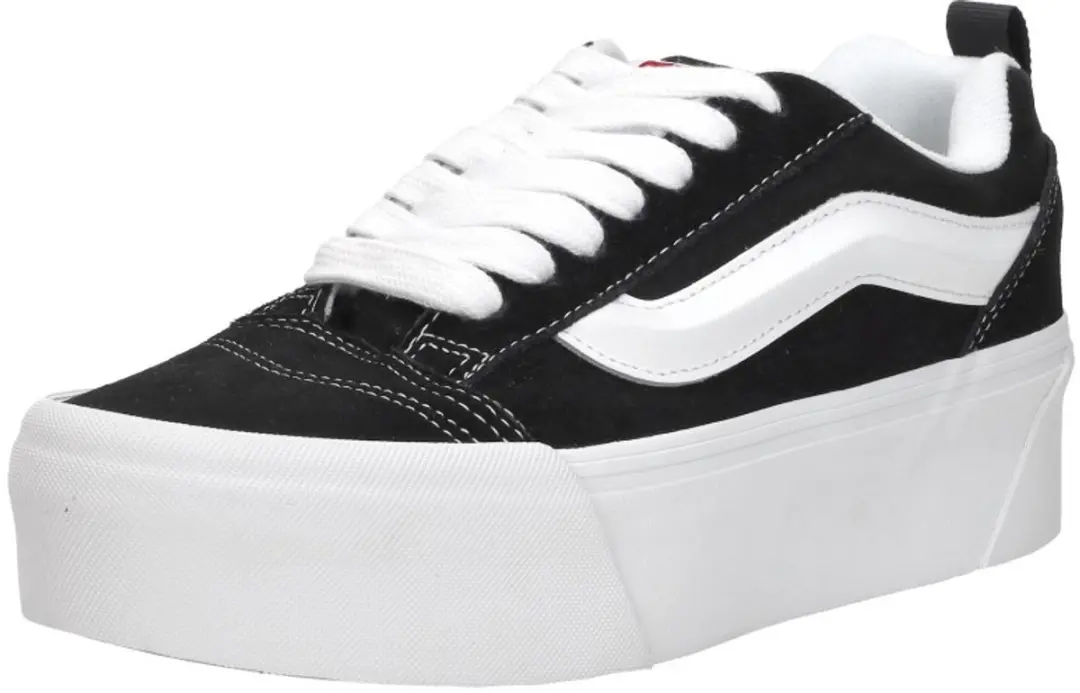 Vans Knu Stack Sneakers - Dames 38 - Zwart/Wit - afbeelding 4 van 6