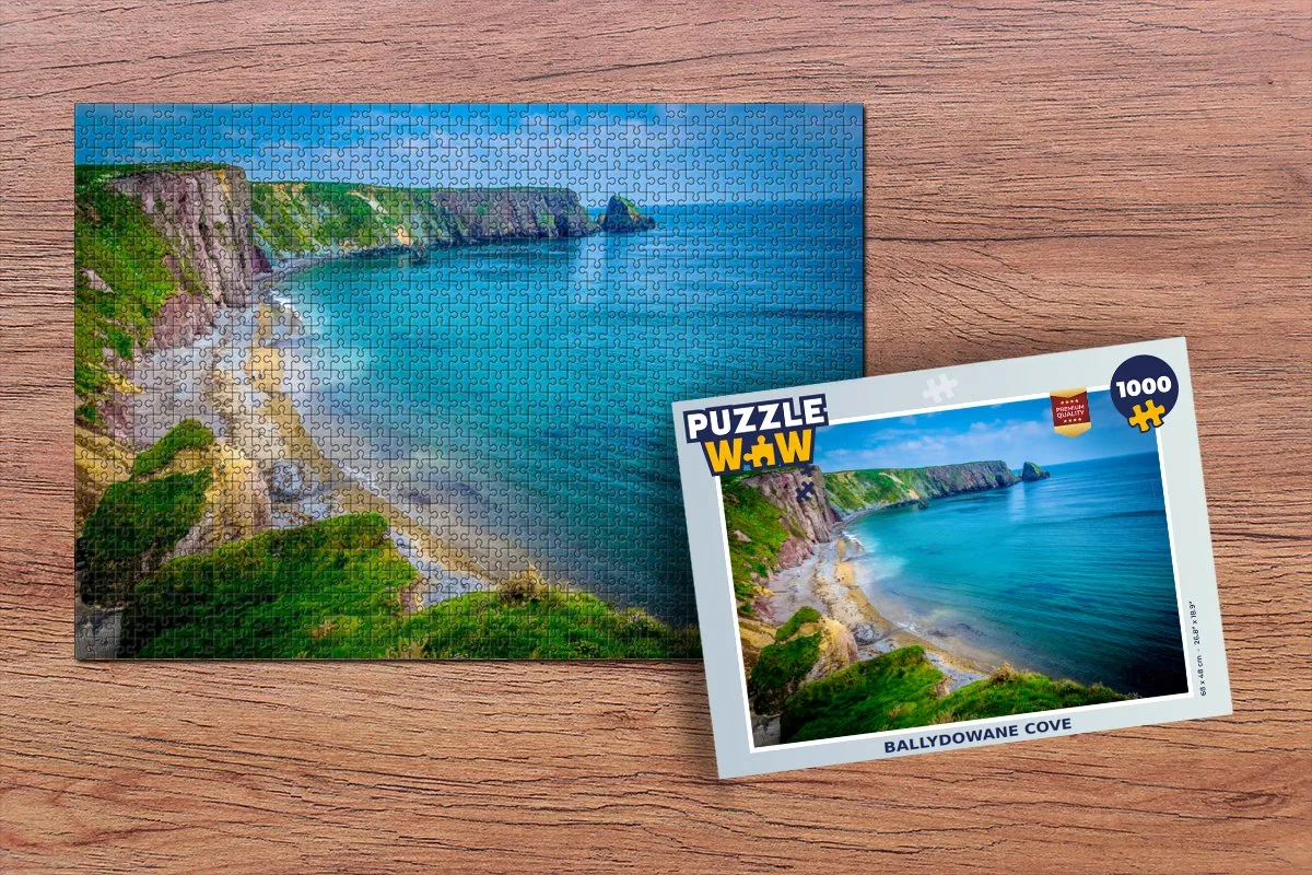 PuzzleWow Ballydowane Cove Legpuzzel 1000 Stuks - Multicolor