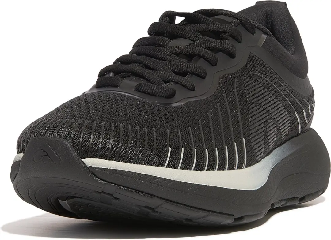 FitFlop FitFlop FFRUNNER Mesh Running Sneakers ZWART