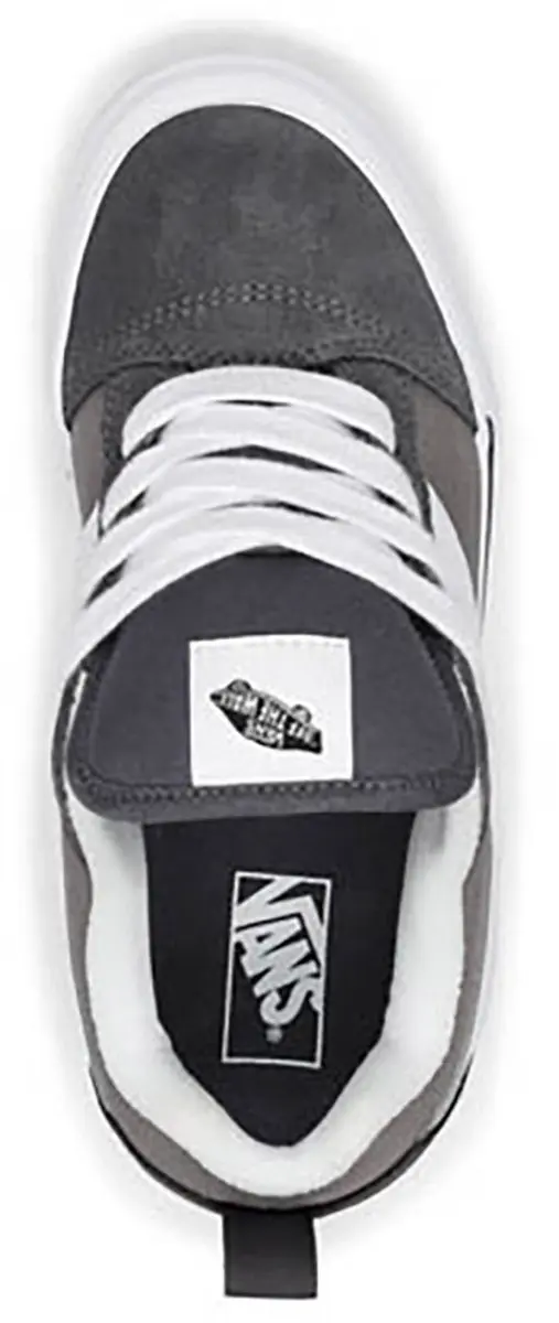 Vans Knu Skool Junior Sneakers - Maat 36 - Grijs/Zwart/Wit - afbeelding 3 van 6
