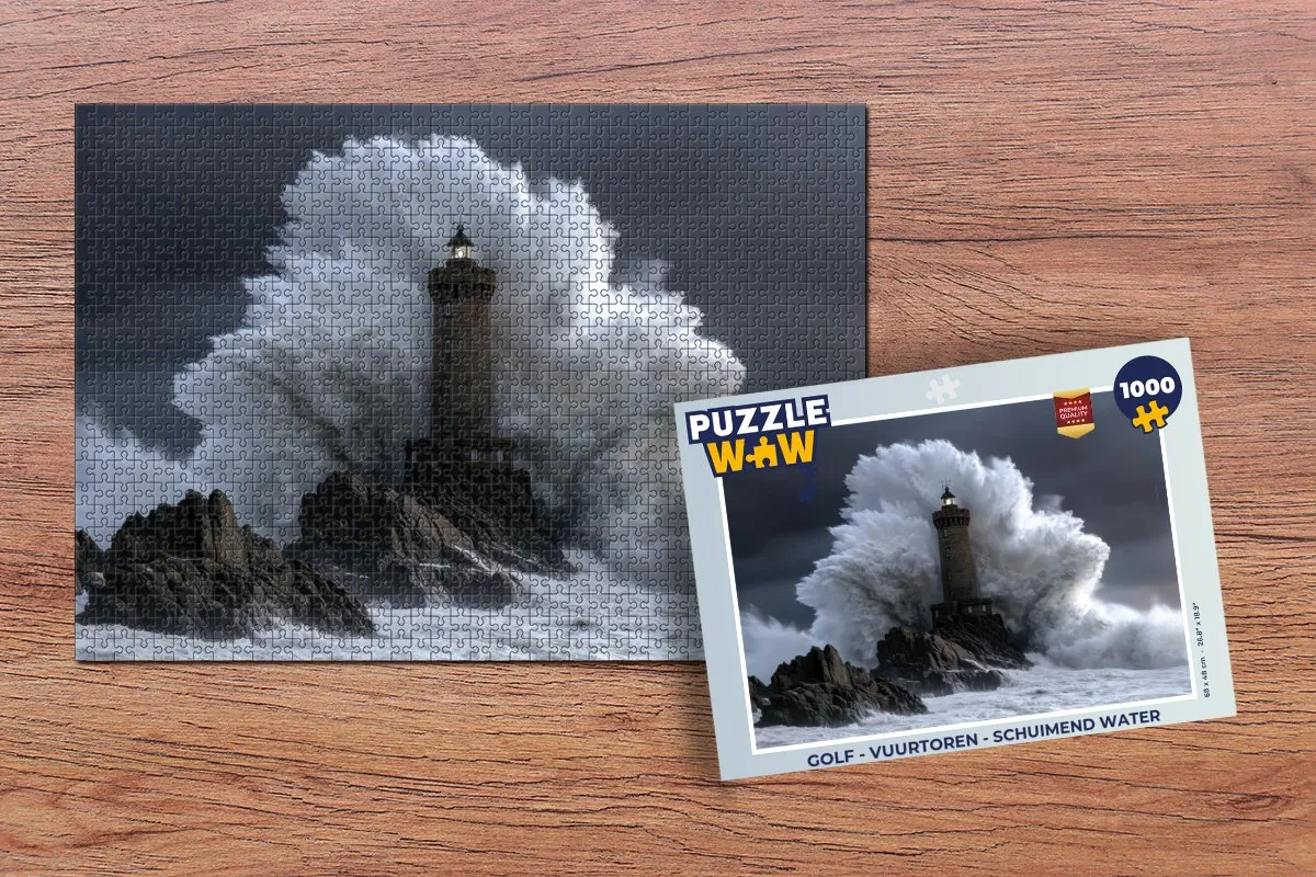 PuzzleWow Golf Vuurtoren Legpuzzel 1000 Stuks