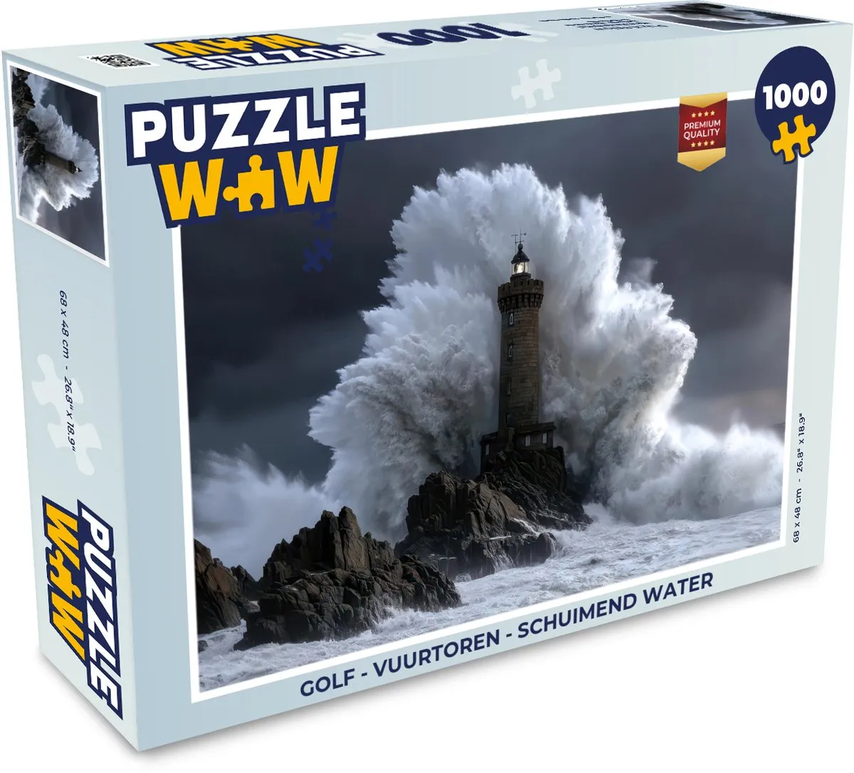 PuzzleWow Golf Vuurtoren Legpuzzel 1000 Stuks