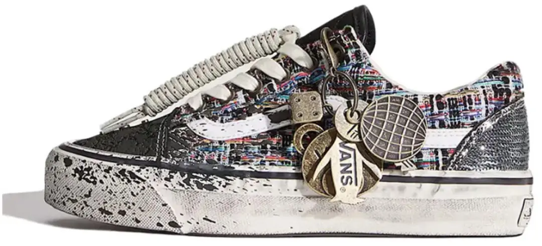 Vans Premium Old Skool Charms Black Grey