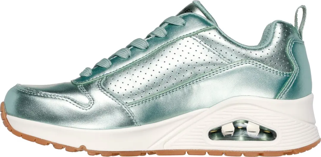 Skechers Dames Uno-Metallixs Sneakers - 36 - Groen - afbeelding 2 van 6