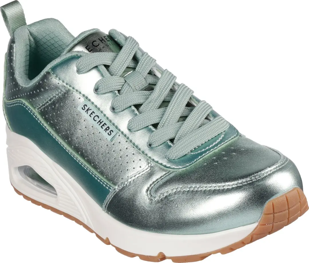 Skechers Dames Uno-Metallixs Sneakers - 36 - Groen - afbeelding 4 van 6