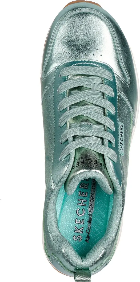 Skechers Dames Uno-Metallixs Sneakers - 36 - Groen - afbeelding 5 van 6