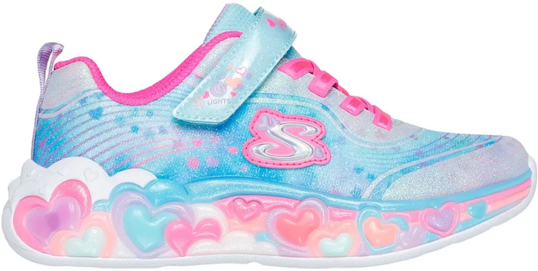 Skechers Eternal Heart Lights Schoenen - EU 34 - Light Blue - afbeelding 3 van 4