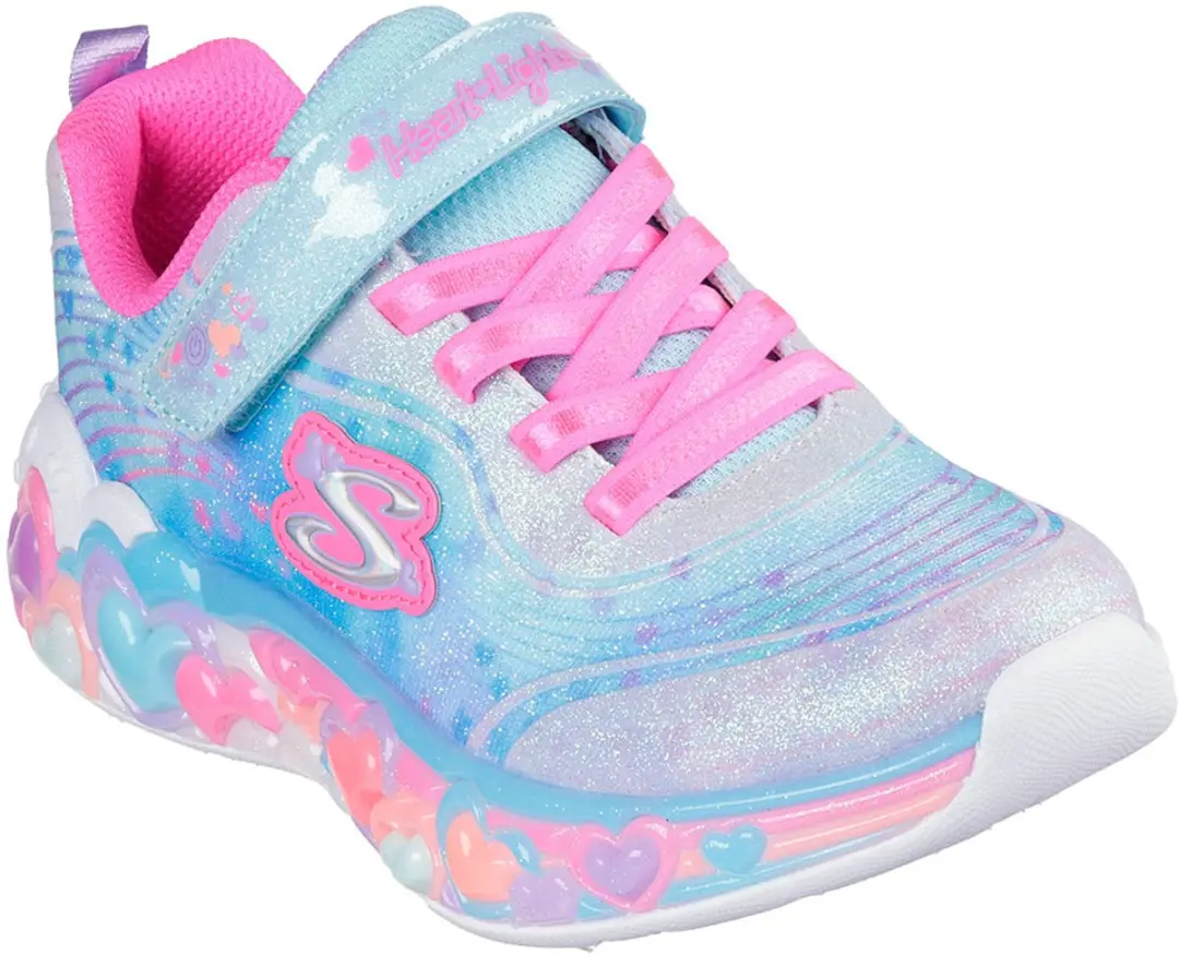 Skechers Eternal Heart Lights Schoenen Zonder Veters Blauw EU 34 Meisjes