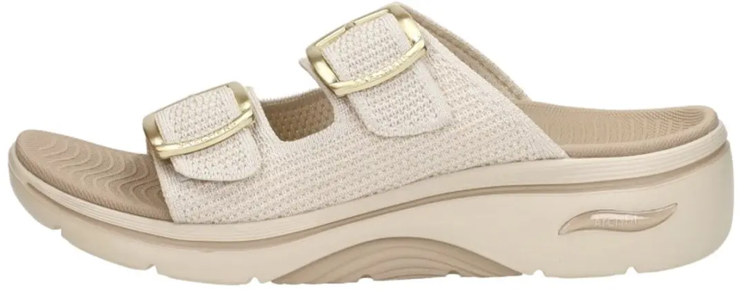 Skechers GO WALK ARCH FIT 2.0 Sandalen - Dames 39 - Naturel - afbeelding 2 van 6