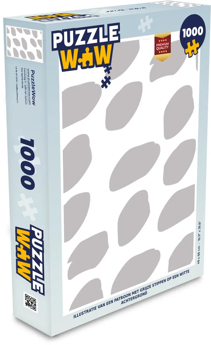 PuzzleWow Legpuzzel 1000 Stuks