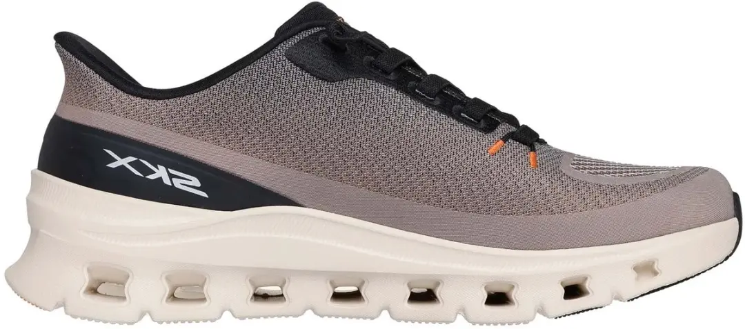 Skechers Arch Fit Glide-Step Pro Heren Instappers - Taupe/Zwart - afbeelding 4 van 6