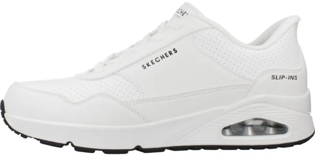 Skechers Instapper Hands-Free Slip-Ins 183023 WHT UNO Banksia Luxe Wit