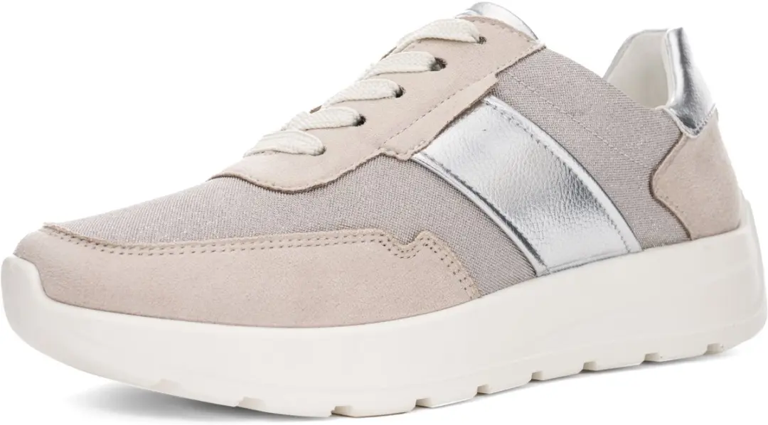 ara Sneaker New York schelp zilver