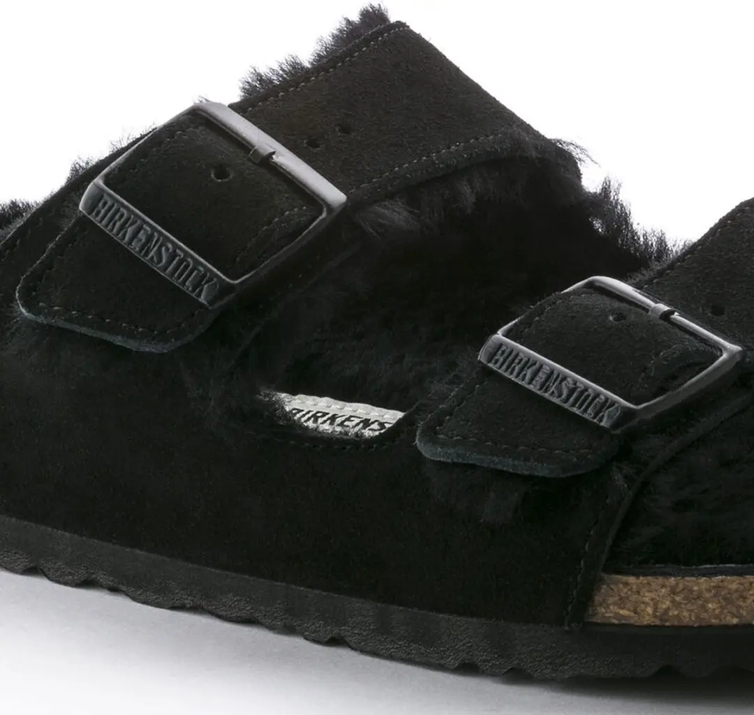 Birkenstock Arizona Lamsvel Suede Schoen - Maat 44 - afbeelding 5 van 6