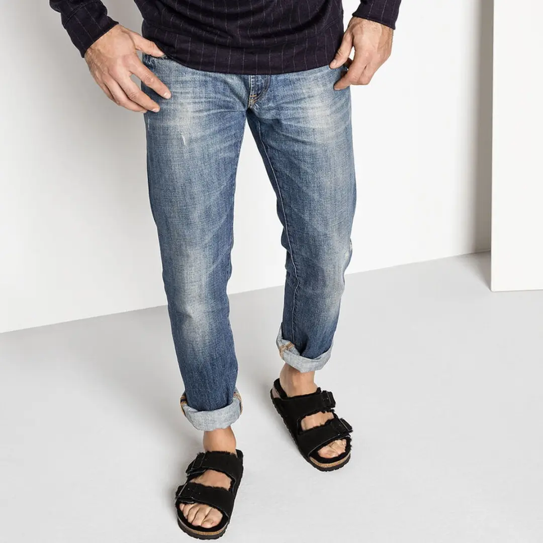 Birkenstock Arizona Lamsvel Suede Schoen - Maat 44 - afbeelding 4 van 6