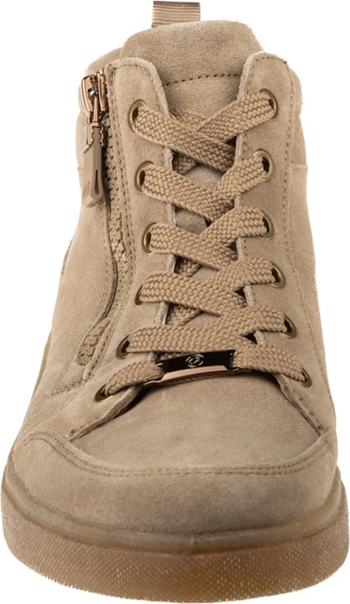 Ara Rome dames hoge sneaker - Beige - Maat 38 - afbeelding 2 van 6