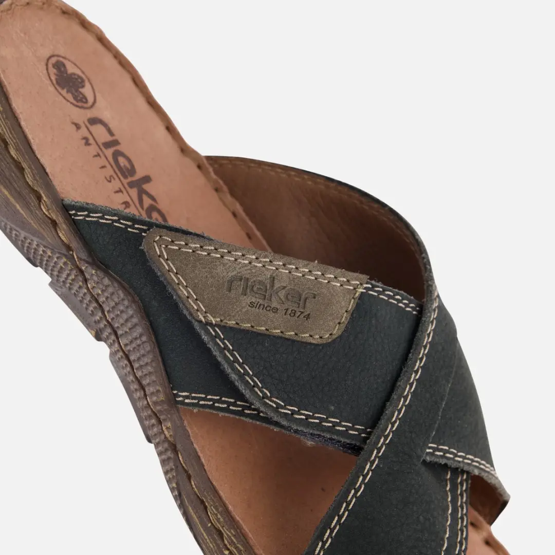 Rieker Jaipur Morelia Badslipper 45 - Blauw - afbeelding 5 van 6