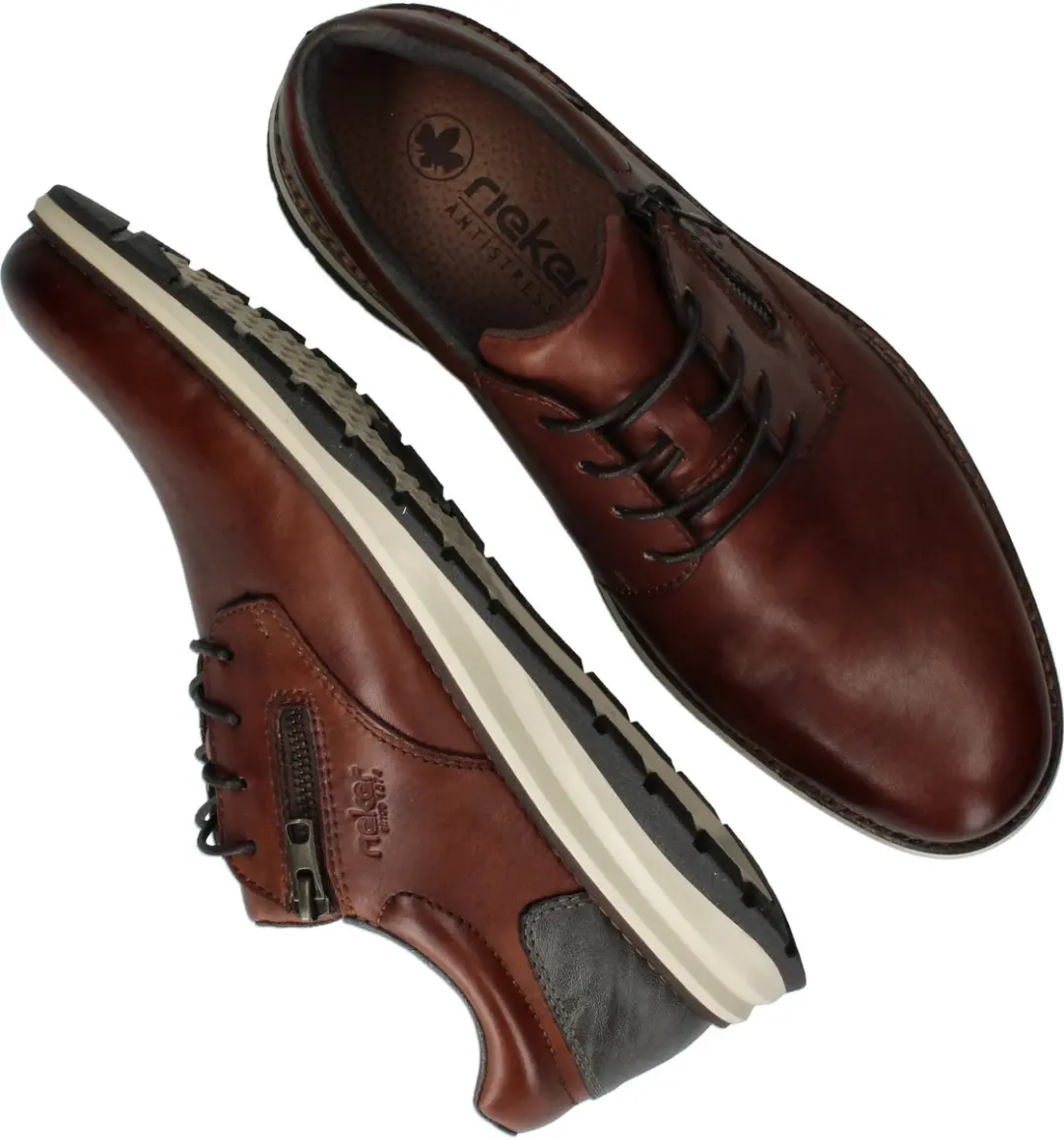 Rieker Veterschoenen 13523 Heren - Bruin - Maat 40