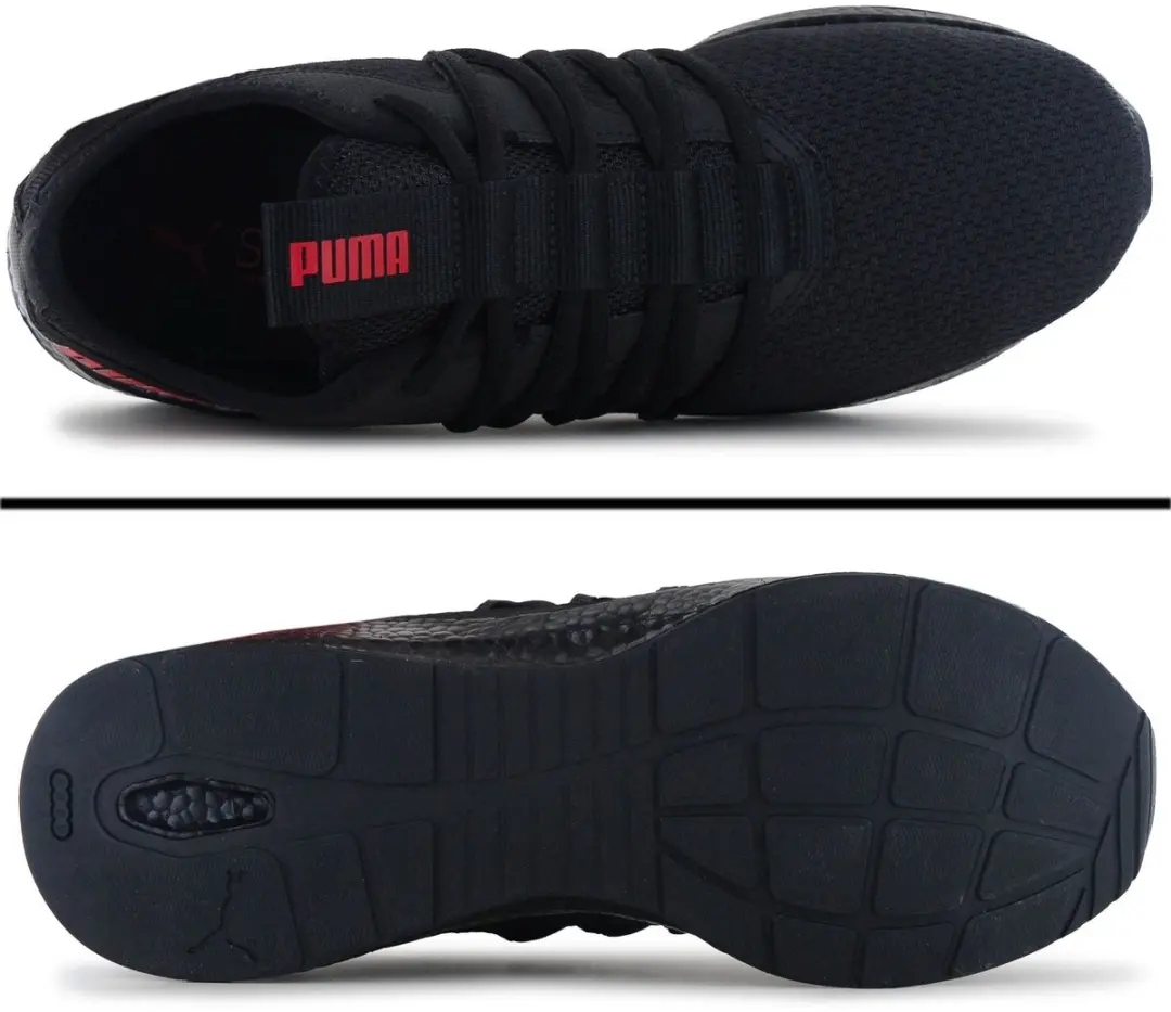 PUMA NRGY Star 192568-11 Heren Sneakers - Zwart - Maat 47 - afbeelding 5 van 6