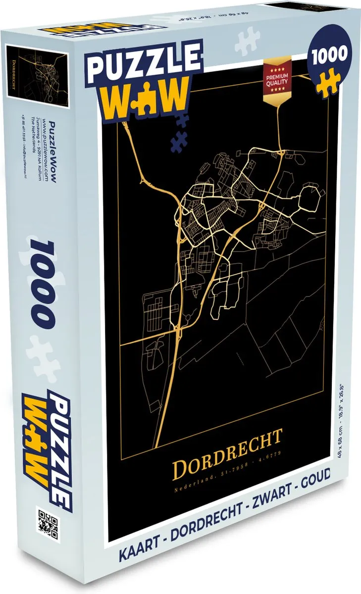 PuzzleWow Dordrecht Legpuzzel 1000 Stuks