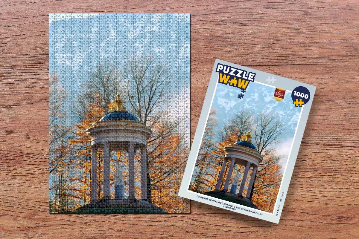 PuzzleWow Slot Linderhof Legpuzzel 1000 Stuks - Multicolor