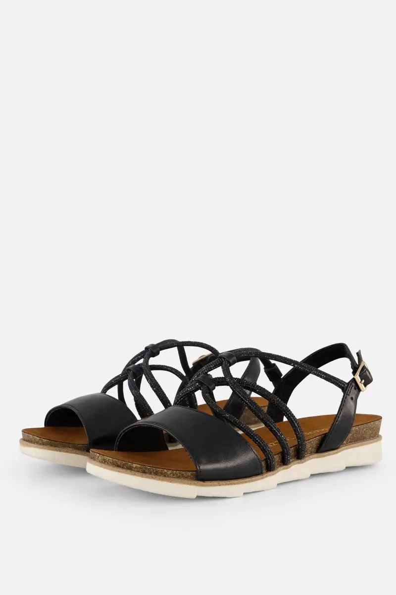 Marco Tozzi Sandalen zwart Synthetisch